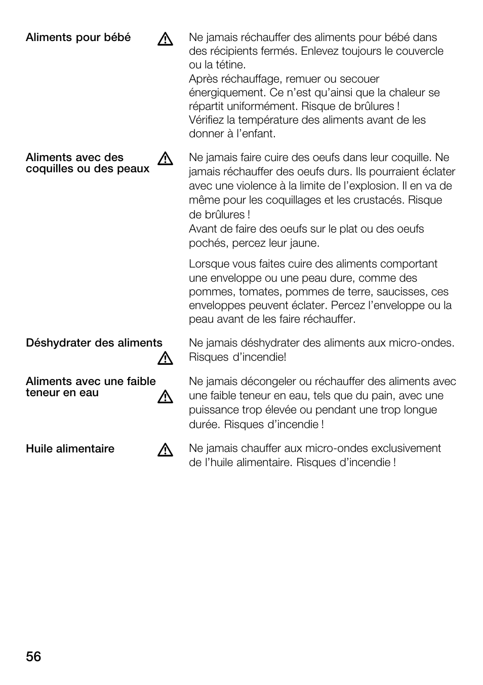 Bosch HMT82M650 - Inox Micro-ondes User Manual | Page 56 / 124