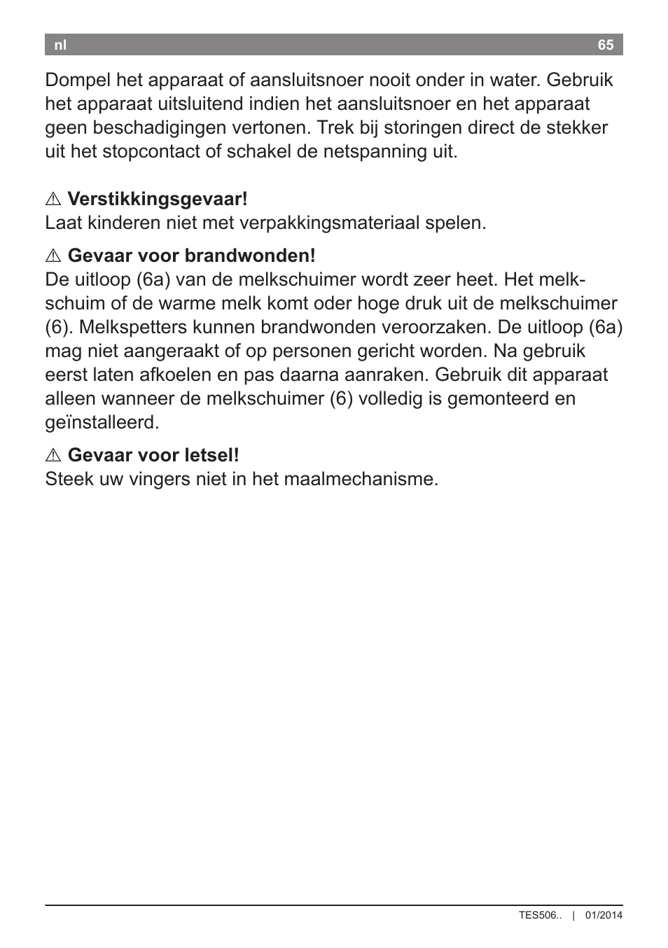 Bosch TES50621RW VeroCafe LattePro Machine à café Expresso automatique Titanium User Manual | Page 69 / 134