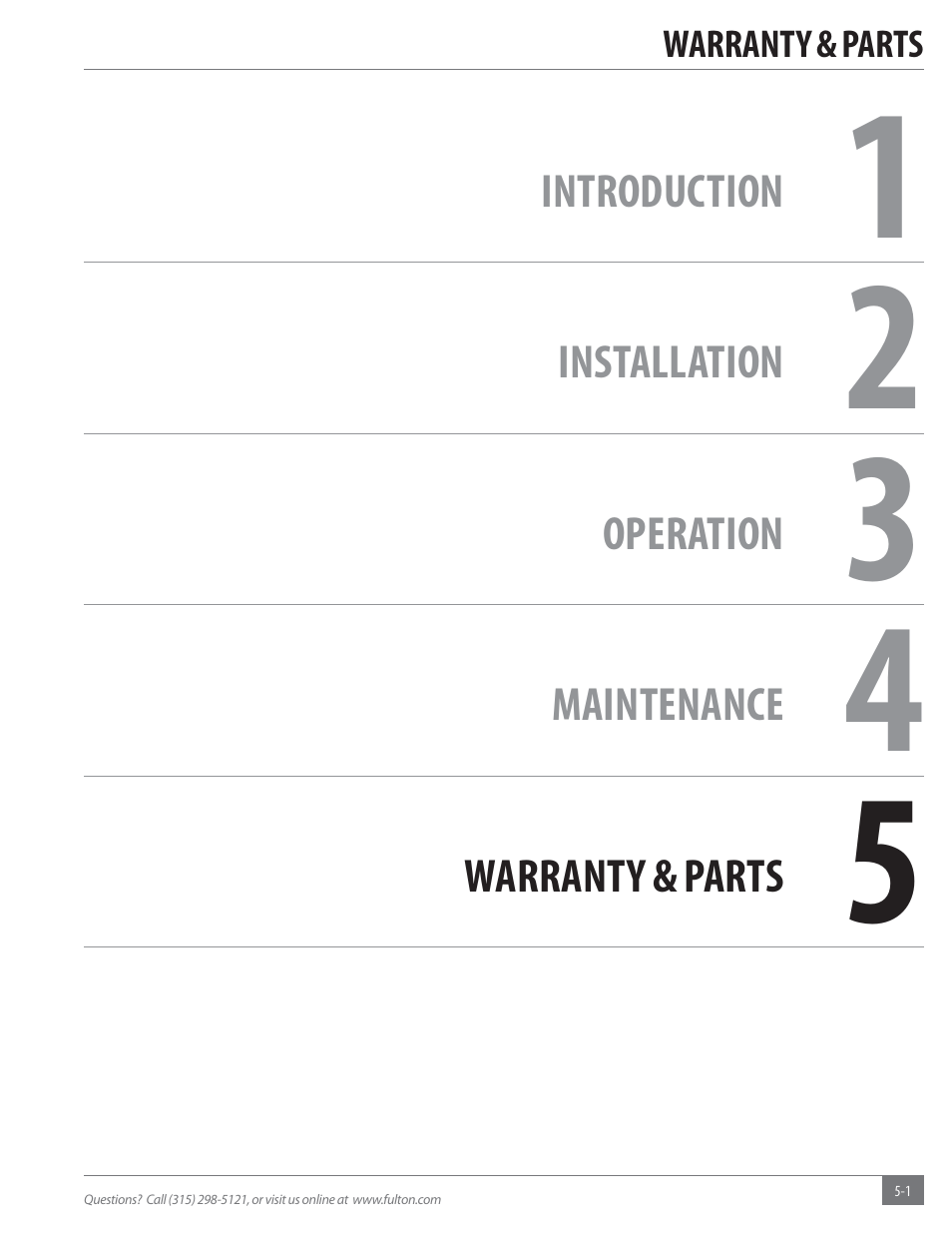 Fulton Classic ICX or FB-F Vertical Tubeless Boilers (Hot Water), Gas_Oil Fired User Manual | Page 47 / 52