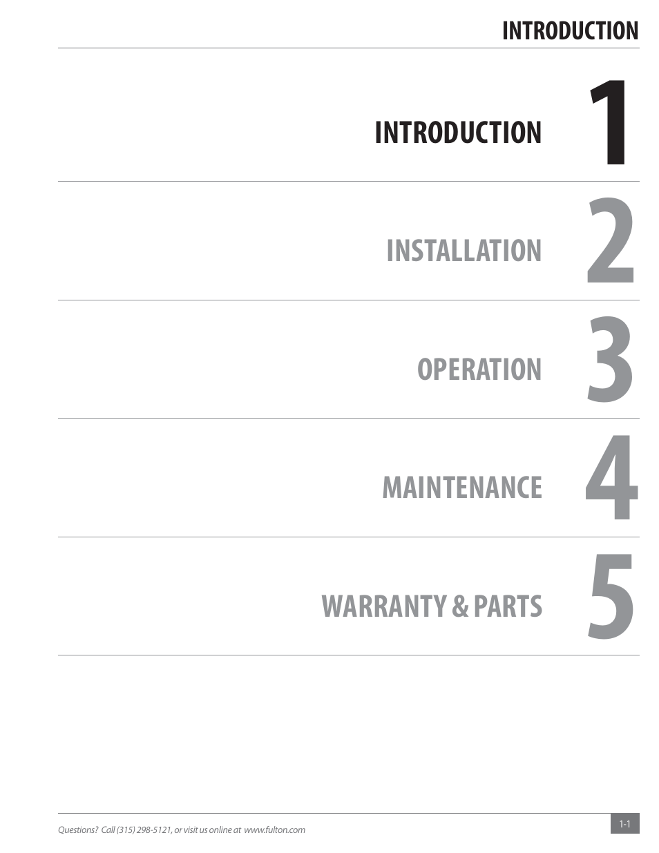 Fulton Classic ICX or FB-F Vertical Tubeless Boilers (Hot Water), Gas_Oil Fired User Manual | Page 5 / 52