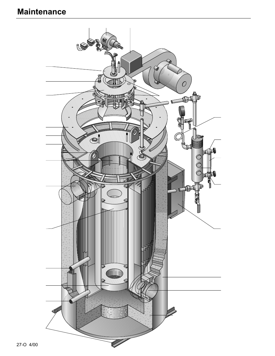 Maintenance | Fulton Classic ICX or FB-F Vertical Tubeless Boilers (Steam) Oil Fired User Manual | Page 37 / 76