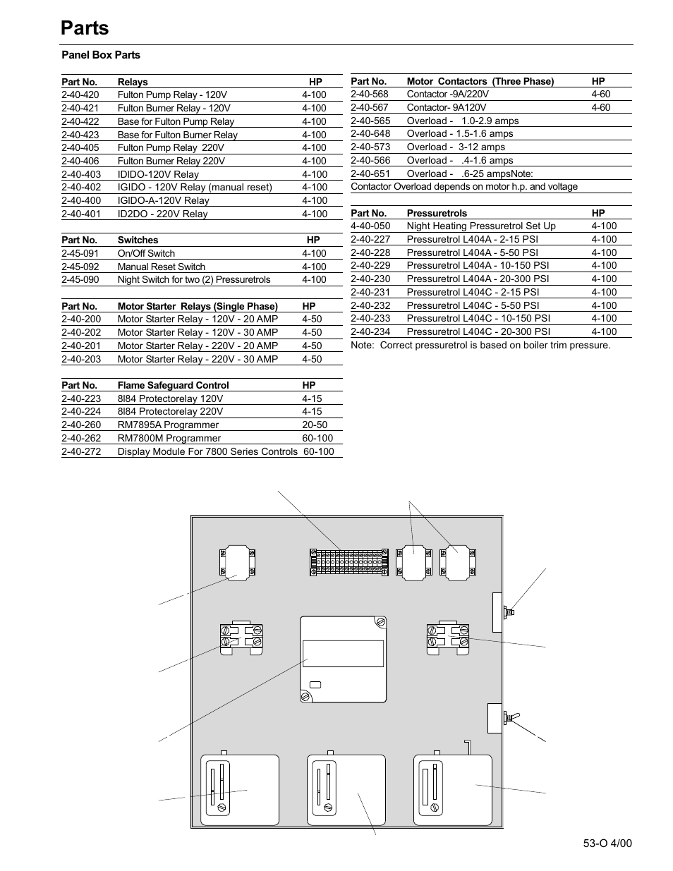 Parts | Fulton Classic ICX or FB-F Vertical Tubeless Boilers (Steam) Oil Fired User Manual | Page 65 / 76