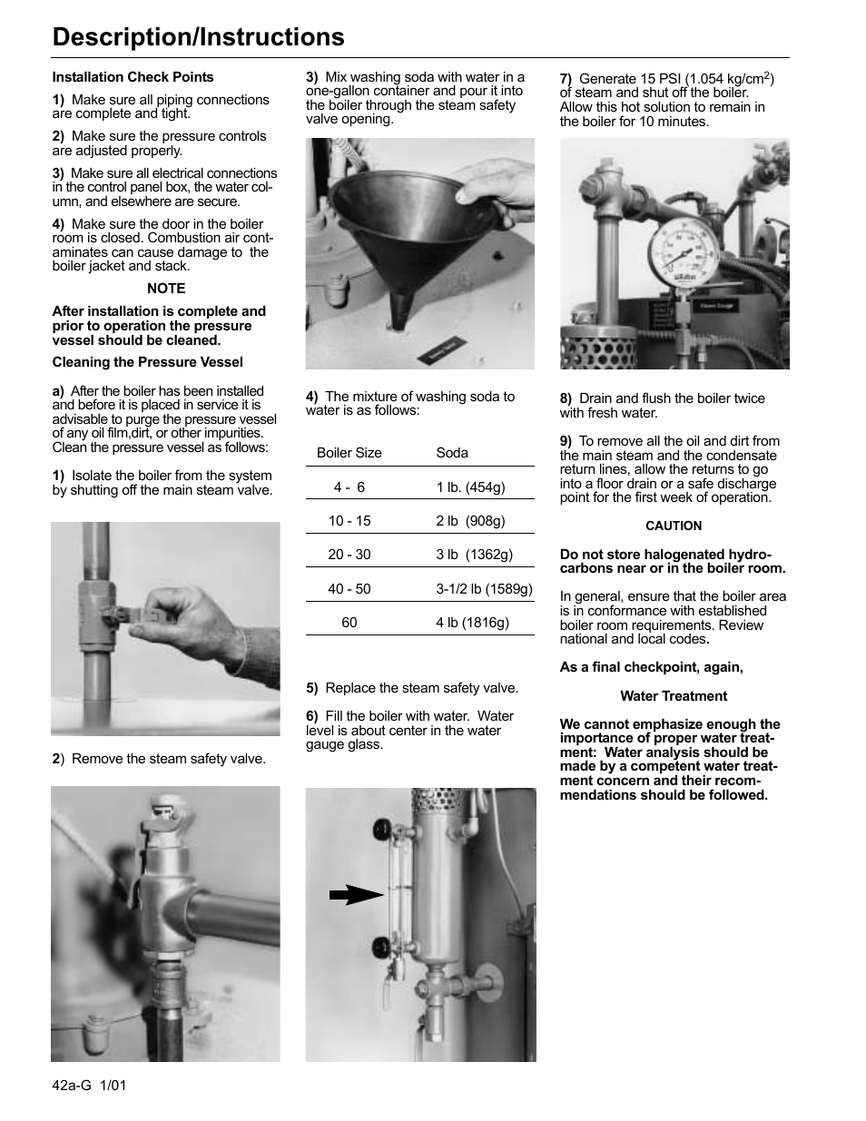 Description/instructions | Fulton Edge ICX or FB-F Vertical Tubeless Boilers (Steam), Gas Fired User Manual | Page 49 / 102