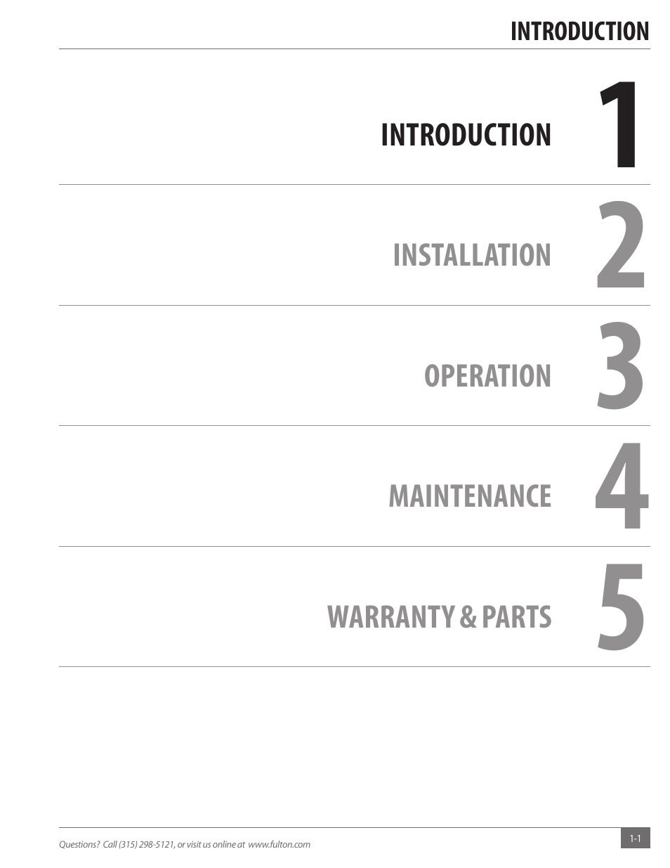 Fulton VMP Hot Water (VMPW) User Manual | Page 5 / 52