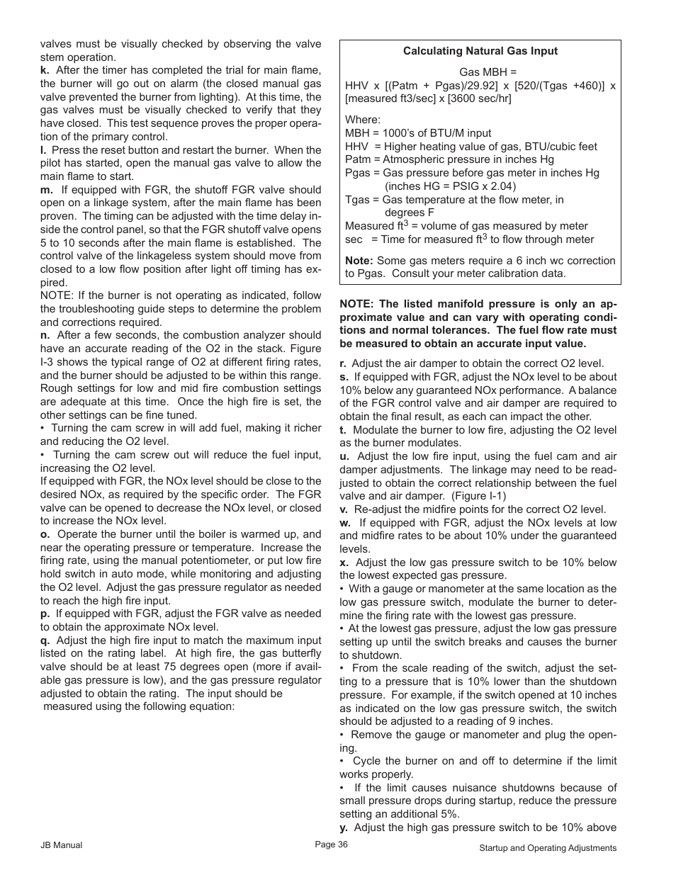 Fulton VMP Webster Oil_Combo Burner User Manual | Page 36 / 52