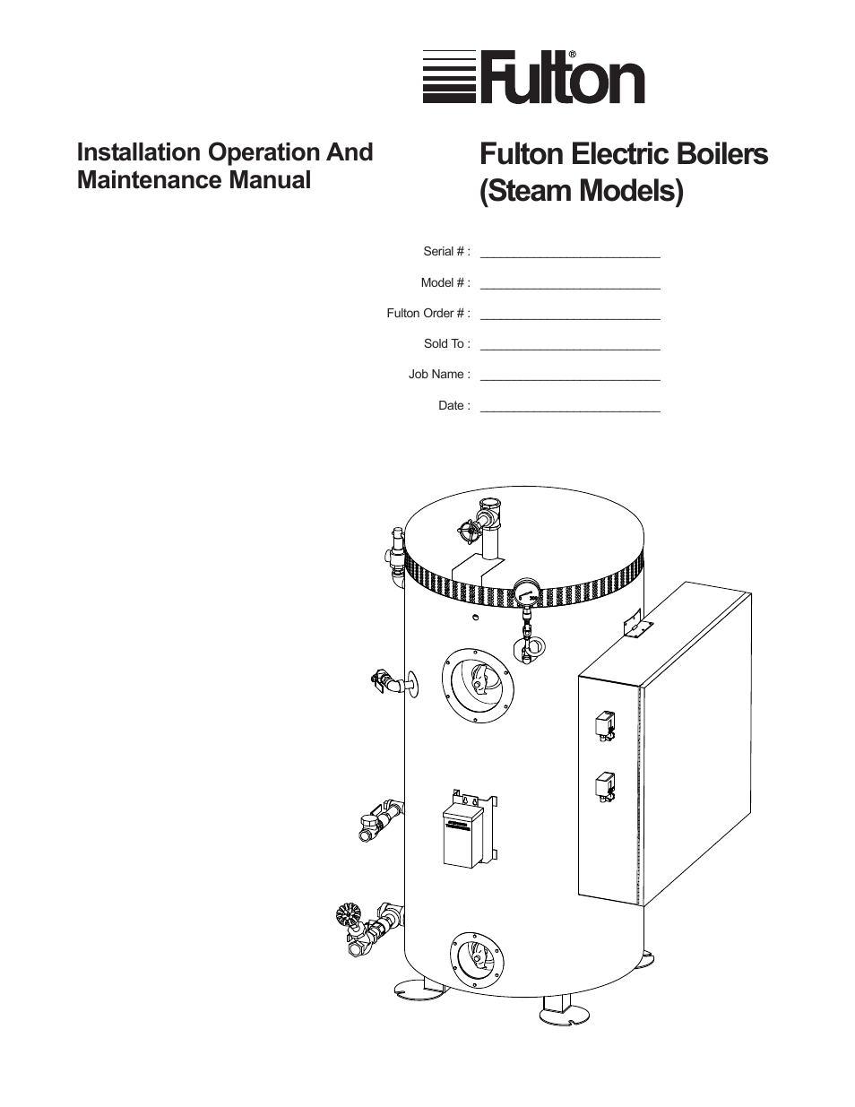 Fulton Electric (FB-L) Steam Boiler User Manual | 46 pages