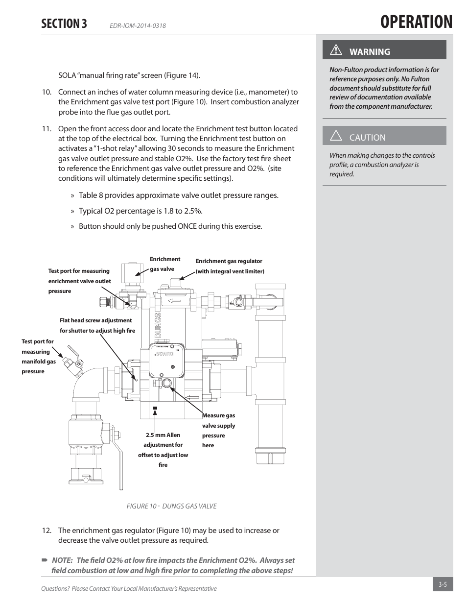 Operation | Fulton Endura (EDR) Condensing Hydronic Boiler User Manual | Page 39 / 68