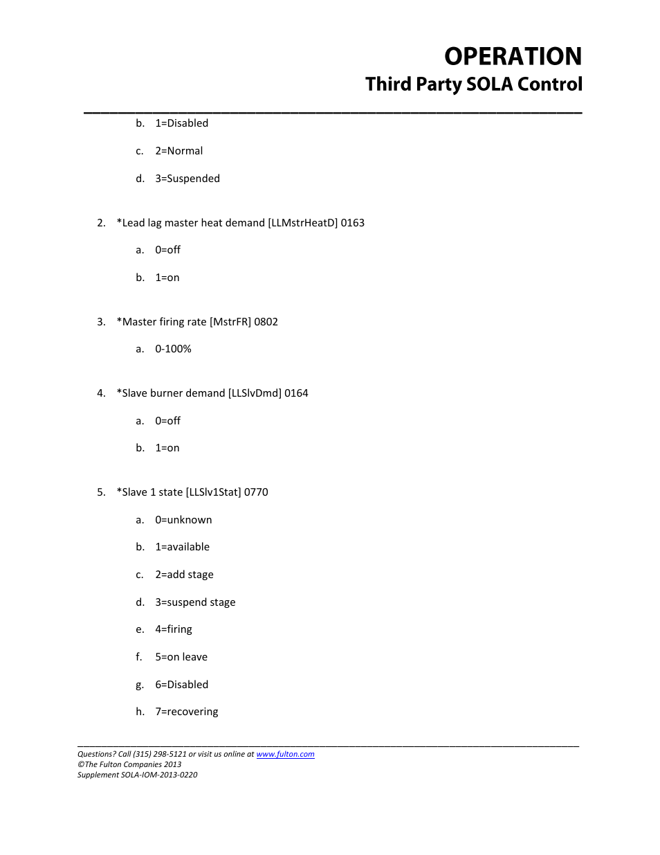 Fulton Caliber (CAL) SOLA Gateways User Manual | Page 23 / 36