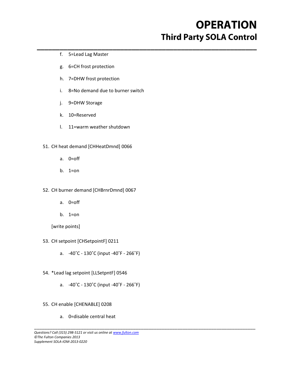 Fulton Caliber (CAL) SOLA Gateways User Manual | Page 35 / 36