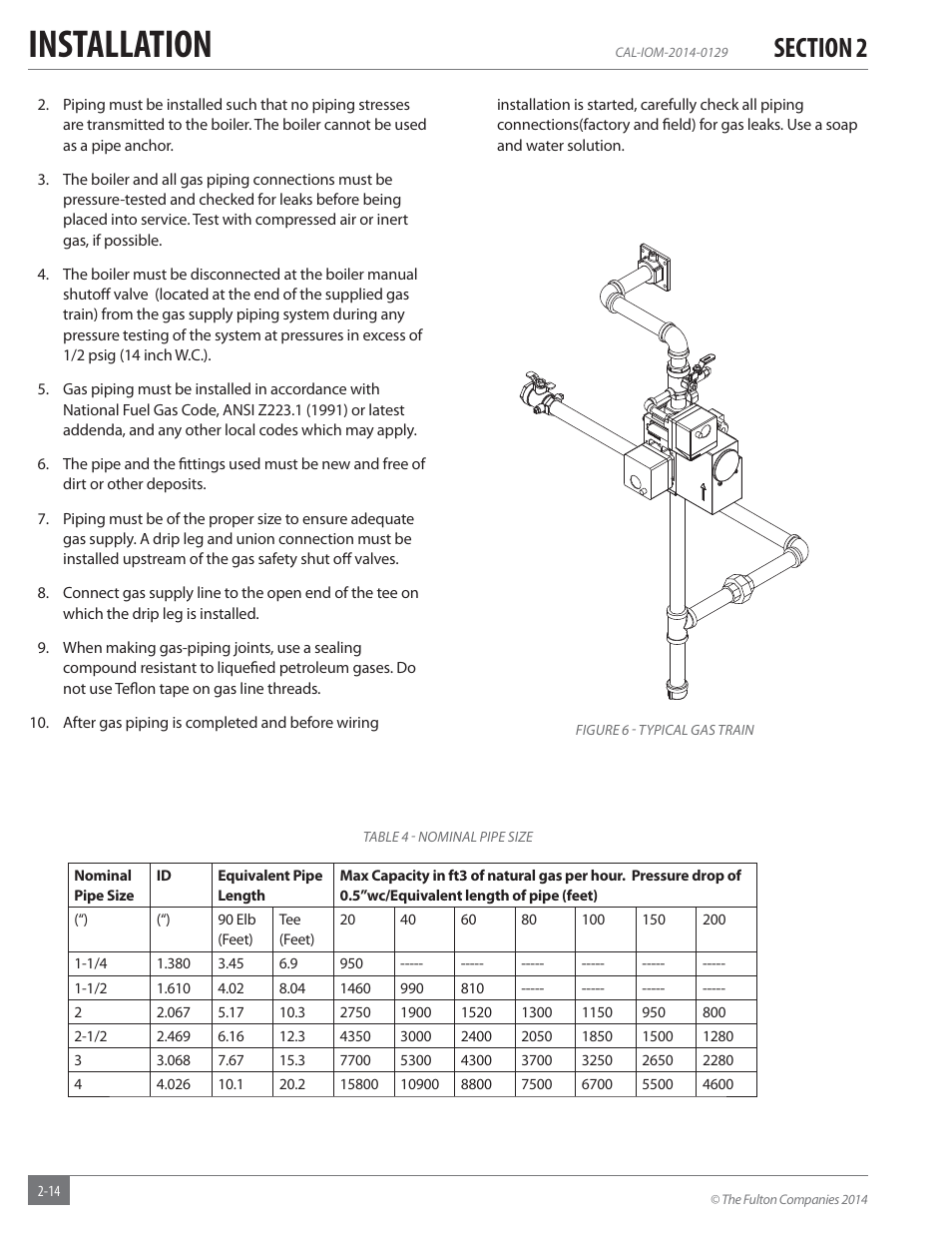 Installation | Fulton Caliber (CAL) Condensing Hydronic Boiler User Manual | Page 20 / 60
