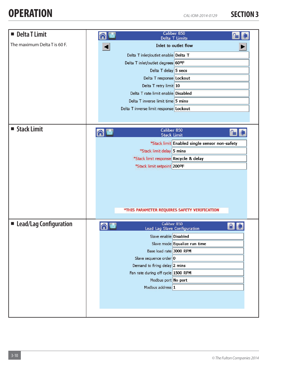 Operation | Fulton Caliber (CAL) Condensing Hydronic Boiler User Manual | Page 44 / 60