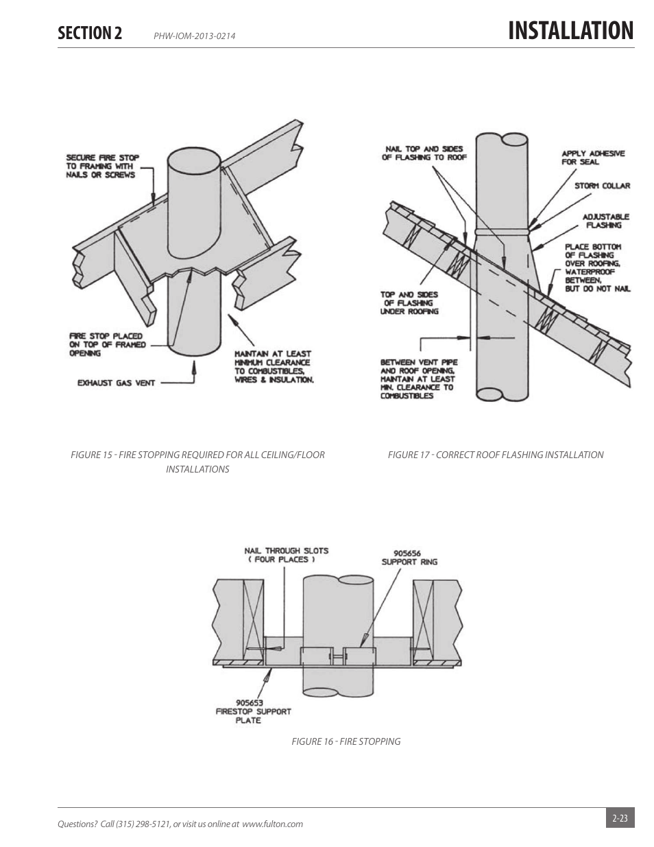 Installation | Fulton Pulse HW (PHW) Fully Condensing Hydronic Boiler User Manual | Page 29 / 84