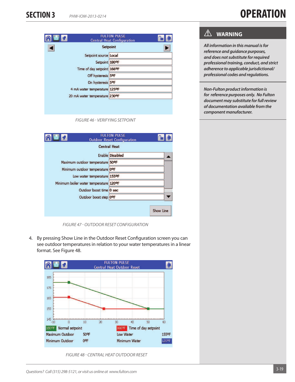 Operation | Fulton Pulse HW (PHW) Fully Condensing Hydronic Boiler User Manual | Page 55 / 84