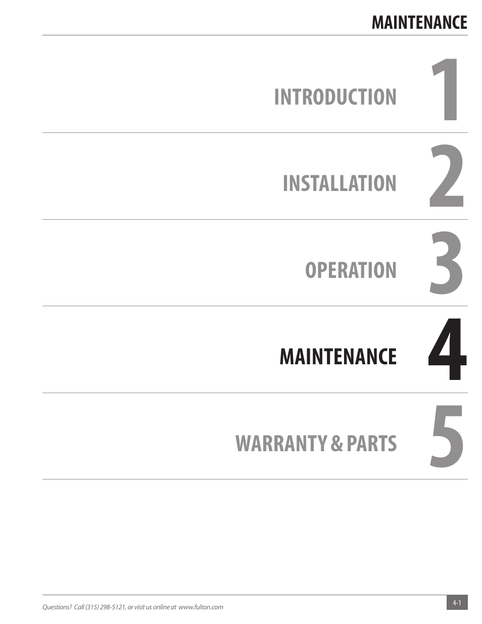 Fulton Pulse HW (PHW) Fully Condensing Hydronic Boiler User Manual | Page 61 / 84
