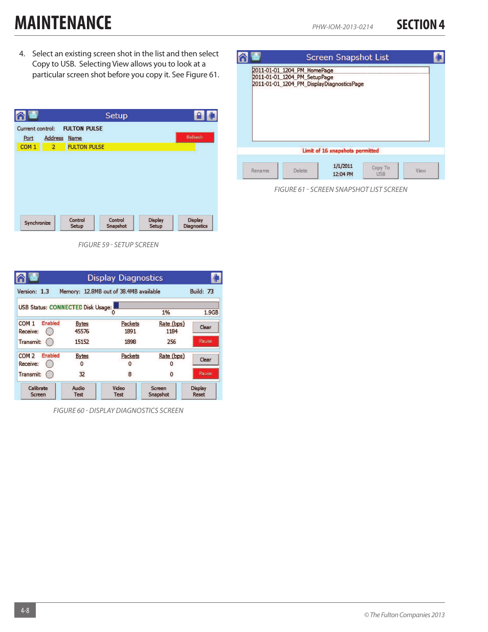 Maintenance | Fulton Pulse HW (PHW) Fully Condensing Hydronic Boiler User Manual | Page 68 / 84