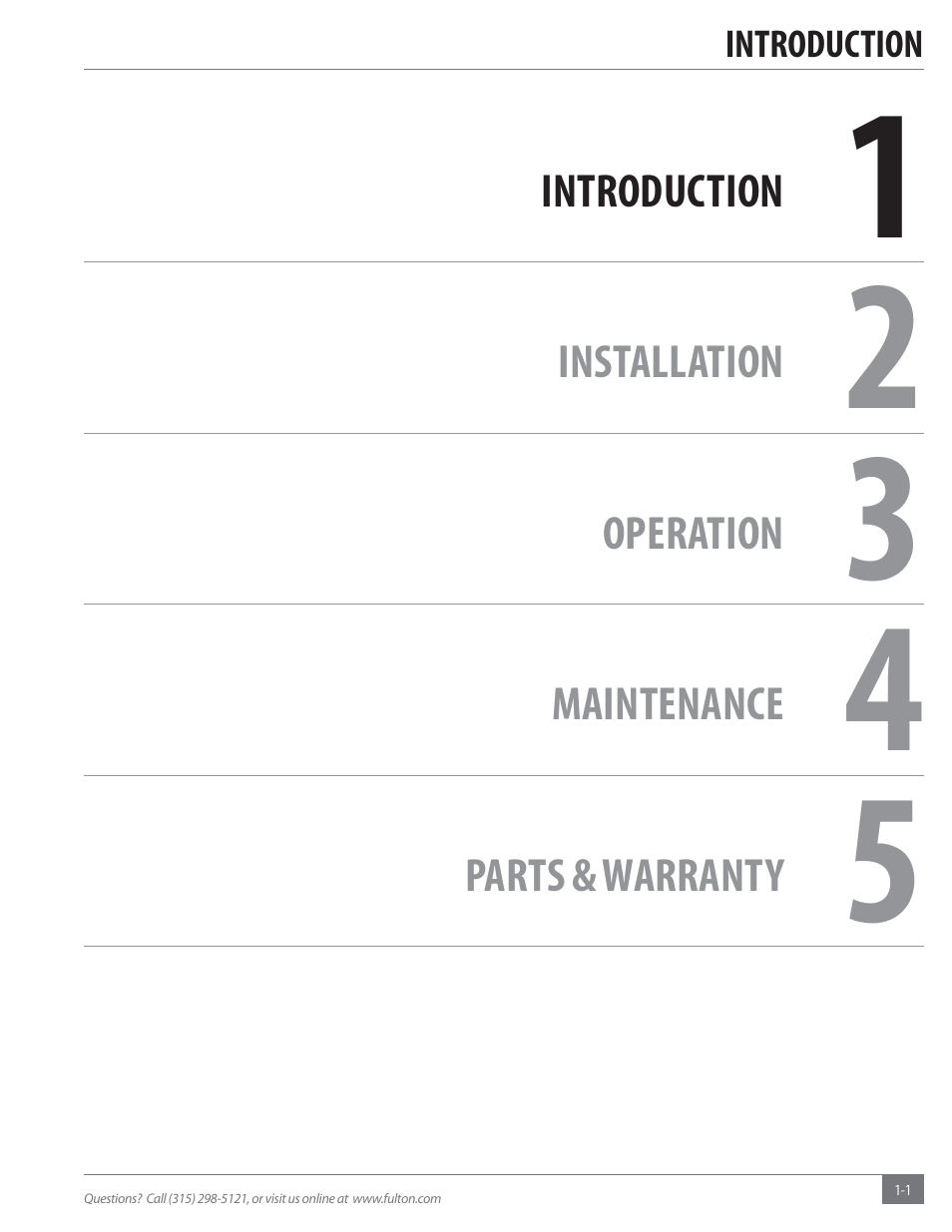 Fulton Vertical Coil (FT-C_S) Thermal Fluid (hot oil) Heater User Manual | Page 3 / 92