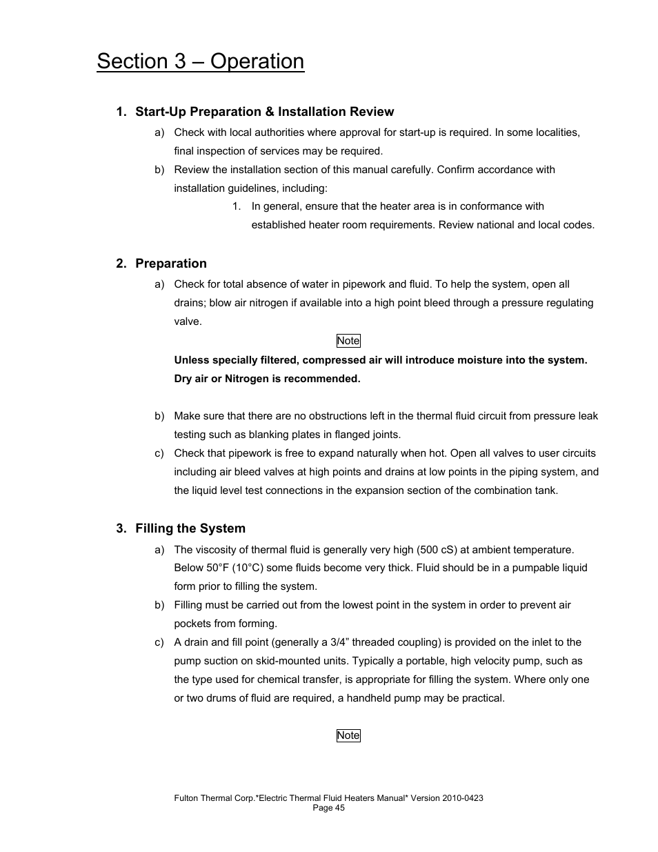 Fulton Vertical Electric (FT-N) Thermal Fluid (hot oil) Heater User Manual | Page 45 / 108