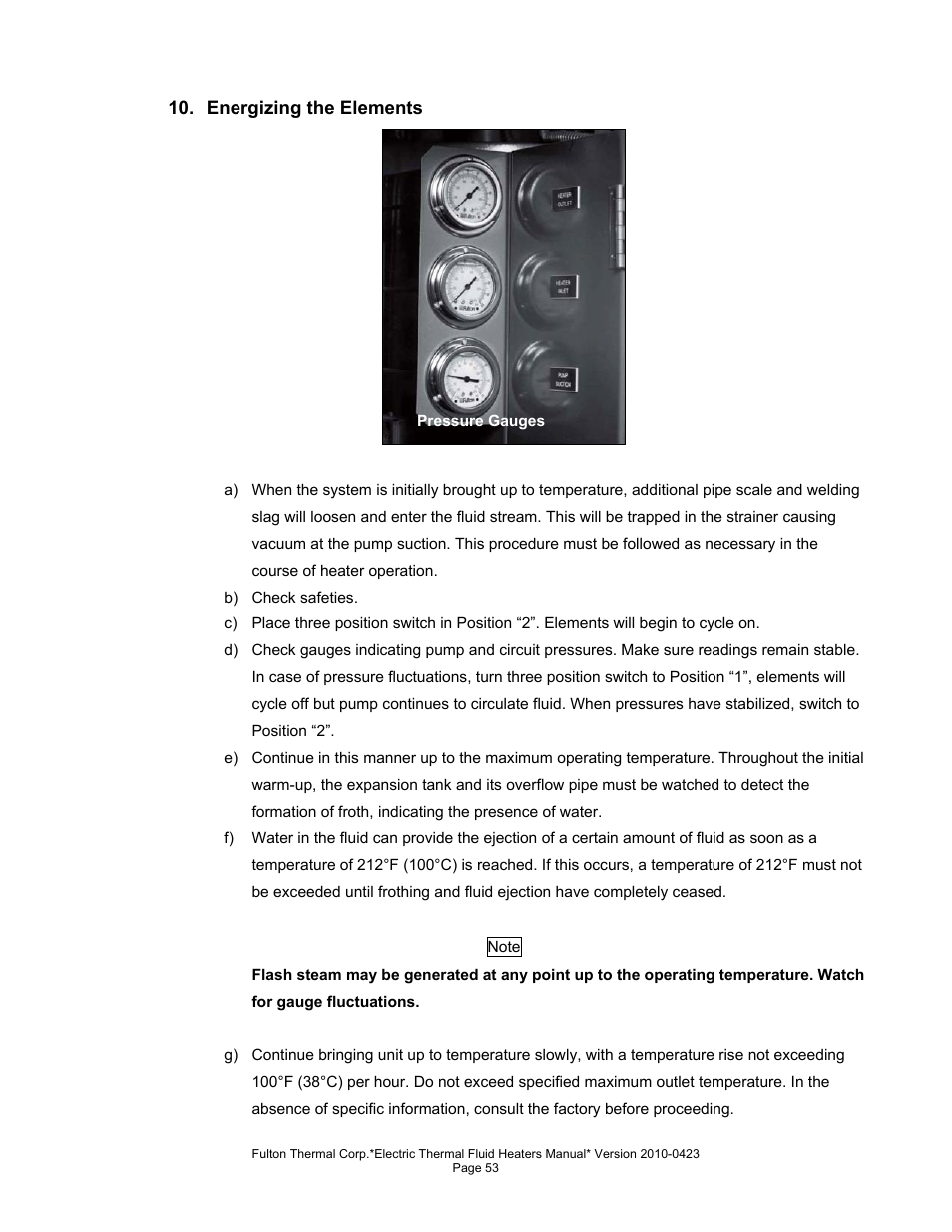 Fulton Vertical Electric (FT-N) Thermal Fluid (hot oil) Heater User Manual | Page 53 / 108