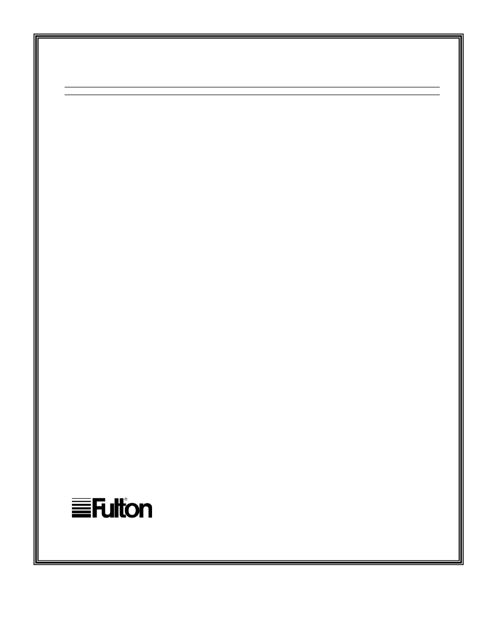 Standard warranty for fulton thermal fluid heaters | Fulton Ancillary Equipment SteamPac Unfired Steam Generators User Manual | Page 65 / 76