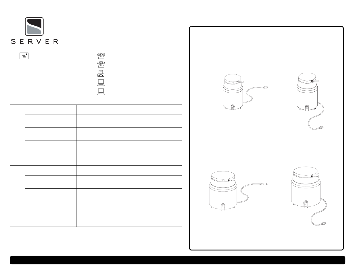 Server FS-11 (84110/84240/85700) User Manual | 16 pages