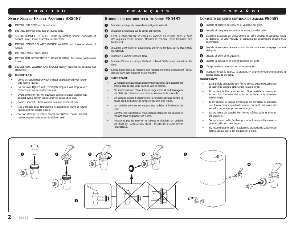 On off s | Server SY-X (85480/84190) User Manual | Page 2 / 8