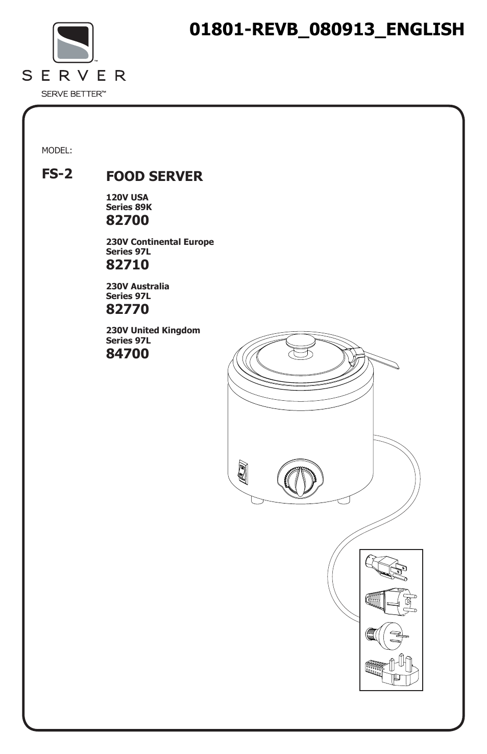 Server FS-2 (82700/82710/82770/84700) User Manual | 4 pages