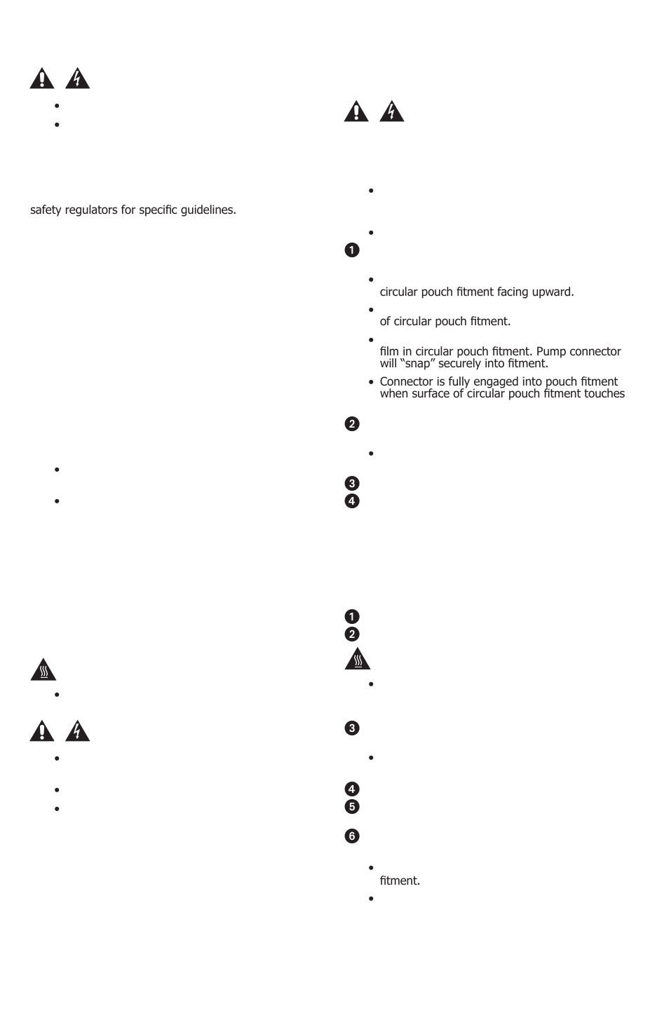 Unit set-up, Unit take-down, Safety guidelines when using this unit | Safety guidelines when cleaning this unit | Server EZT (85899) User Manual | Page 2 / 4