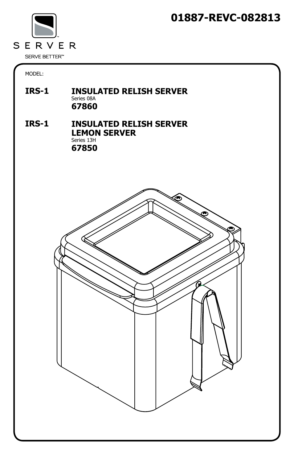 Server IRS-1 (67850) User Manual | 4 pages