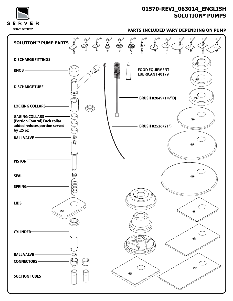 Server SOLUTION PUMPS User Manual | 4 pages