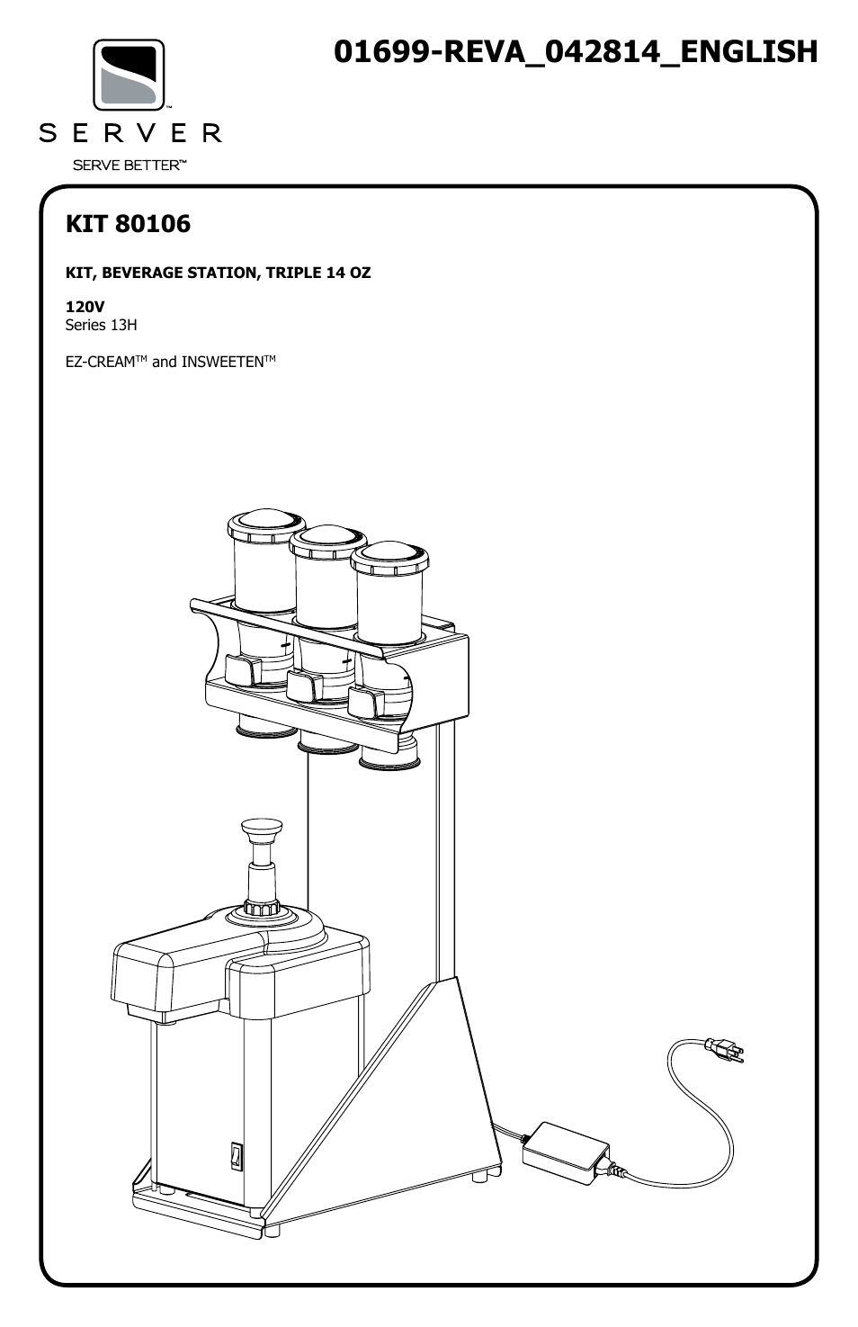 Server BS-ST (KIT 80106) User Manual | 4 pages