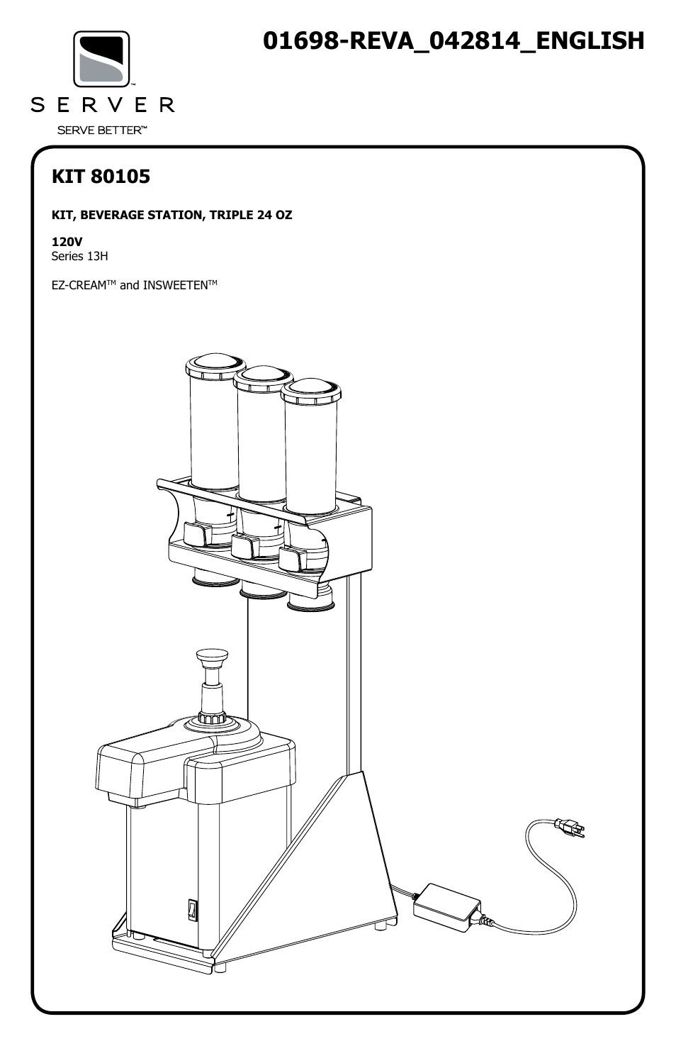 Server BS-ST (KIT 80105) User Manual | 4 pages