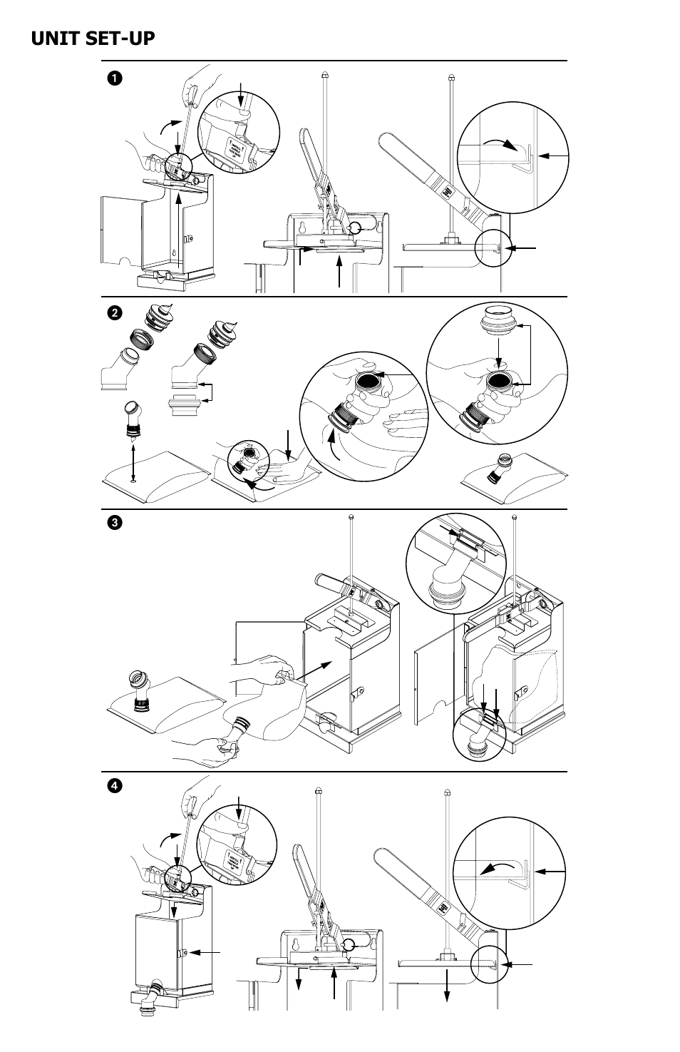 Unit set-up | Server FSF (87690) User Manual | Page 3 / 4