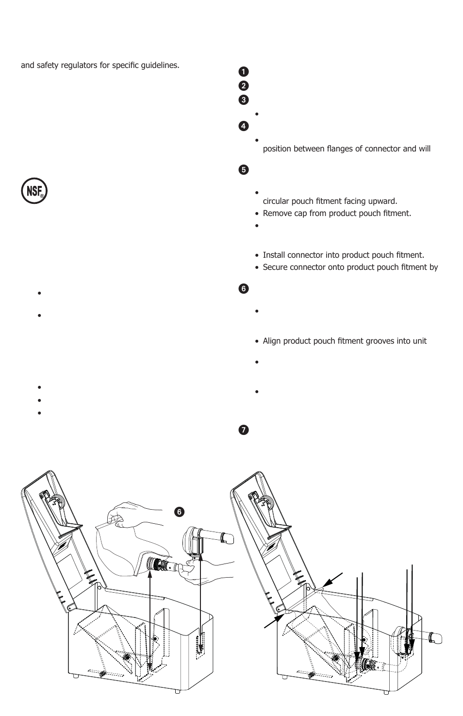 Unit set-up, Safety guidelines | Server ECD (07500) User Manual | Page 2 / 8