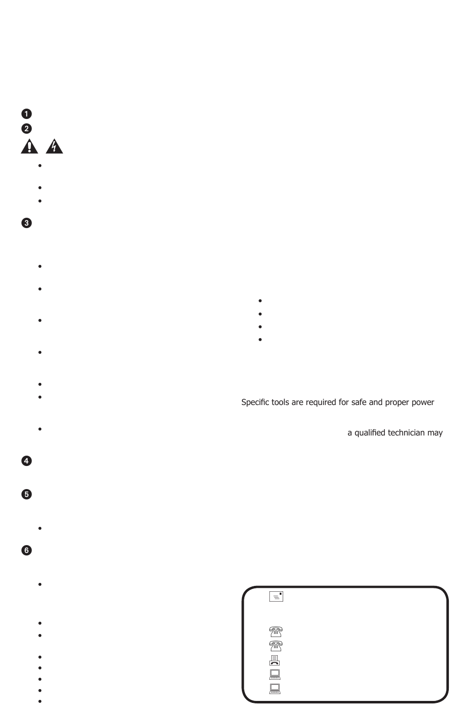 General service, repair, or returns, Service, Server products limited warranty | Unit cleaning, Unit troubleshooting | Server EZT-S (85790) User Manual | Page 4 / 4