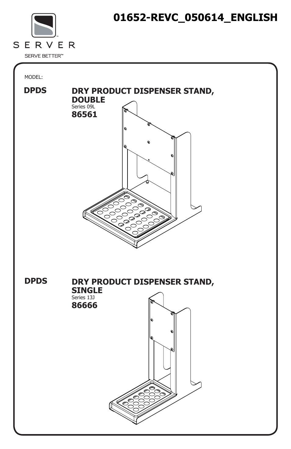 Server DPDS (86666) User Manual | 4 pages