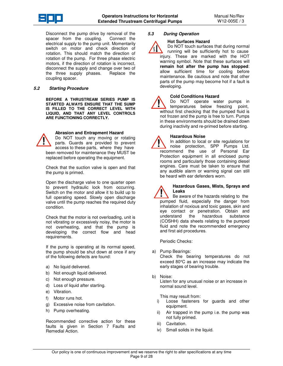 SPP Pumps Thrustream - Extended User Manual | Page 11 / 30