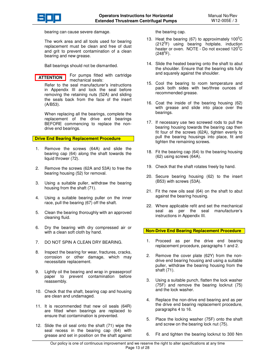SPP Pumps Thrustream - Extended User Manual | Page 15 / 30