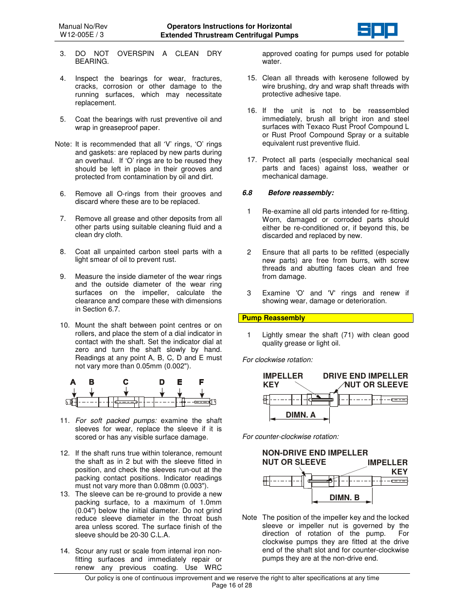 SPP Pumps Thrustream - Extended User Manual | Page 18 / 30