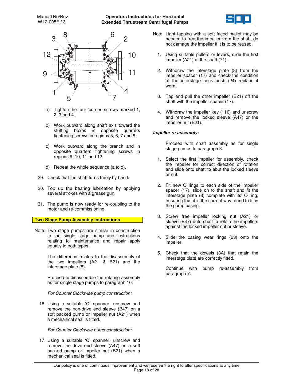 SPP Pumps Thrustream - Extended User Manual | Page 20 / 30