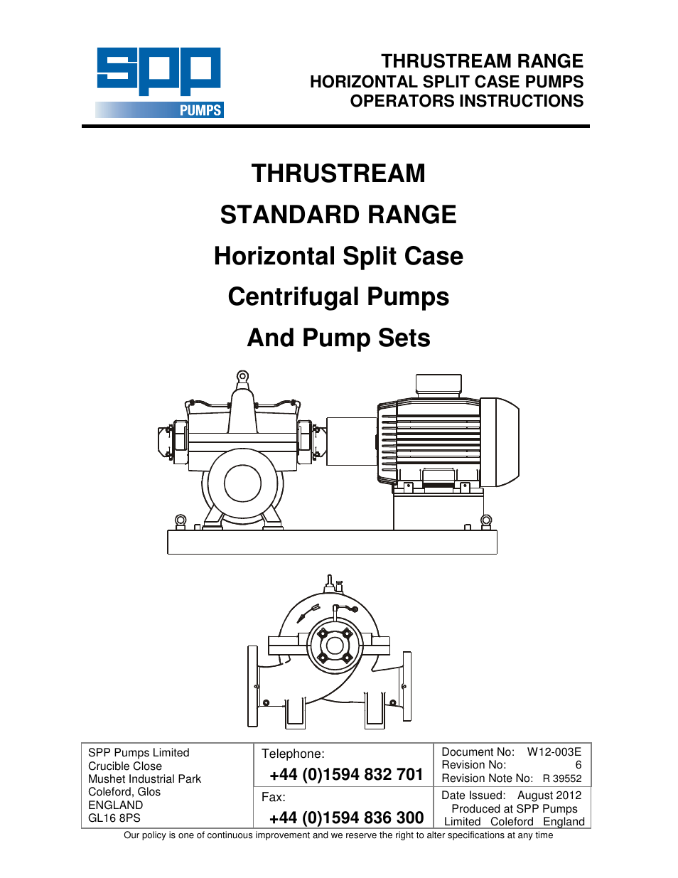 SPP Pumps Thrustream User Manual | 29 pages