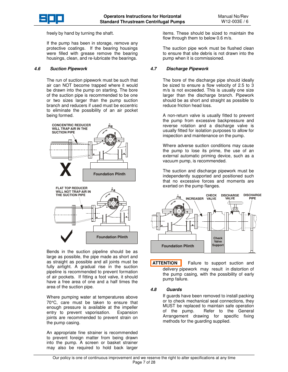 SPP Pumps Thrustream User Manual | Page 7 / 29