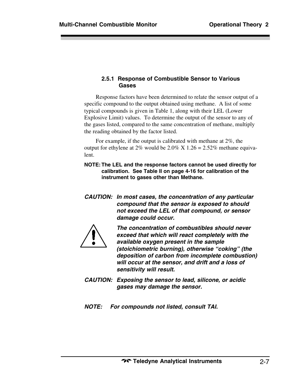 Teledyne 1220 - Multipoint flammable gas and vapor detection system User Manual | Page 17 / 50
