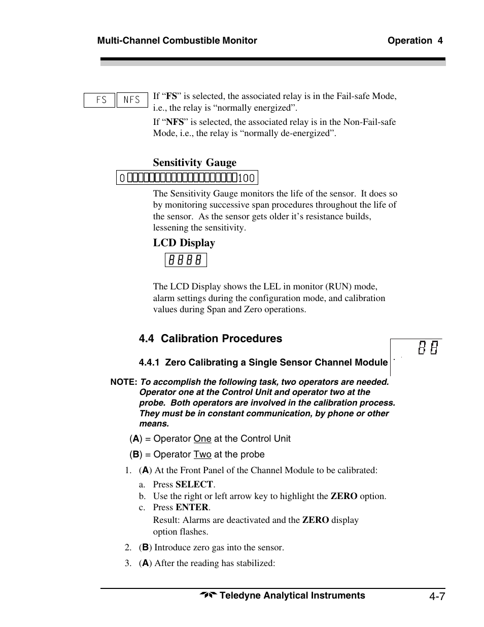 Teledyne 1220 - Multipoint flammable gas and vapor detection system User Manual | Page 35 / 50