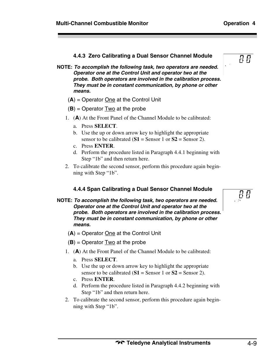 Teledyne 1220 - Multipoint flammable gas and vapor detection system User Manual | Page 37 / 50