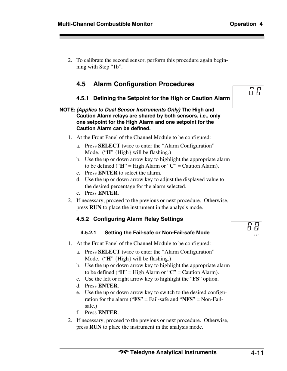 Teledyne 1220 - Multipoint flammable gas and vapor detection system User Manual | Page 39 / 50