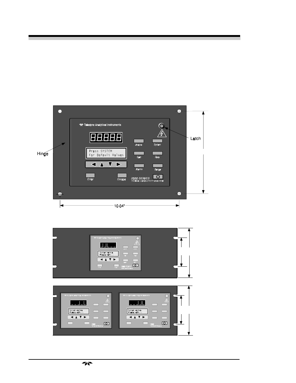Teledyne 2000A-EU - General purpose thermal conductivity analyzer User Manual | Page 24 / 86