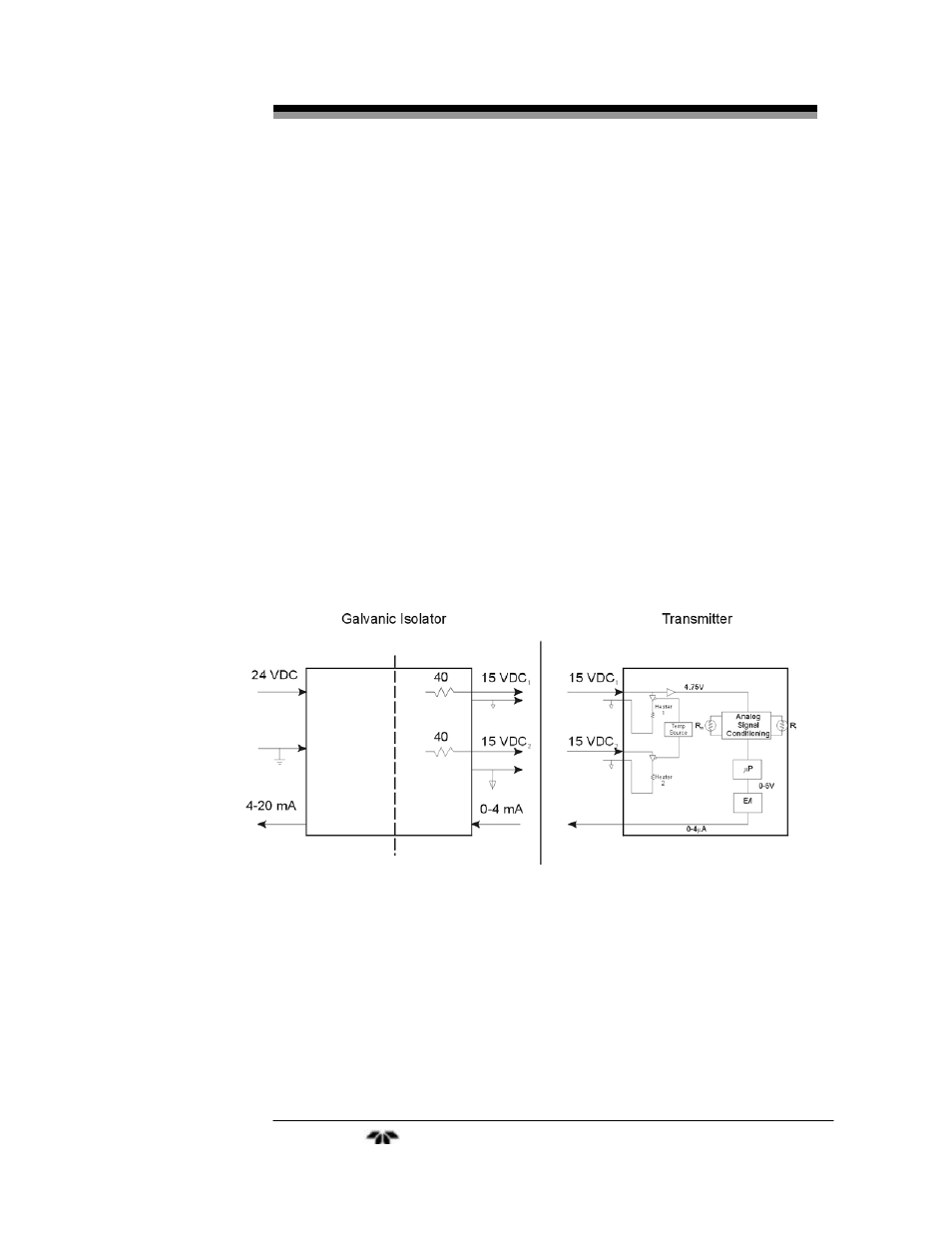 4 electronics and signal processing, 1 transmitter, Figure 2-4: block diagram of 2000 xtc | Teledyne 2000XTC - Thermal conductivity analyzer User Manual | Page 19 / 40