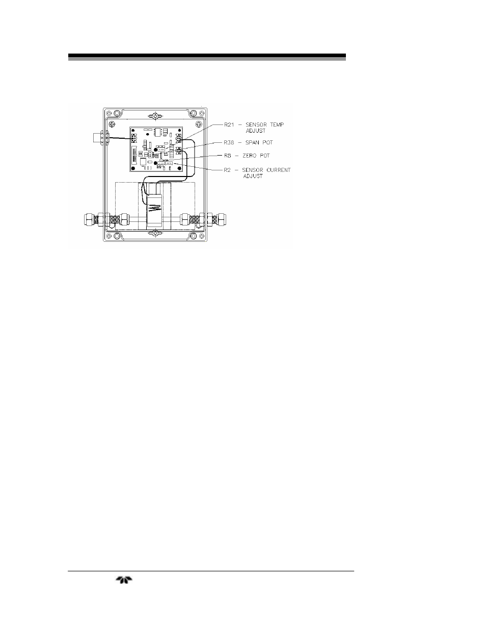 1 adjusting cell block temperature, 1 adjusting internal temperature 18 | Teledyne 2000XTC - Thermal conductivity analyzer User Manual | Page 28 / 40