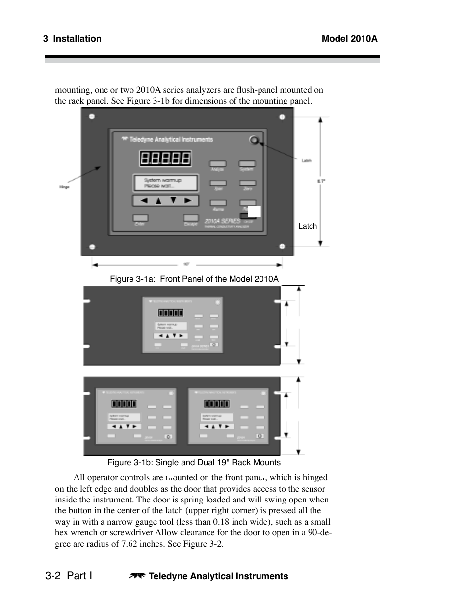 Teledyne 2010A - Split architecture thermal conductivity analyzer User Manual | Page 24 / 110
