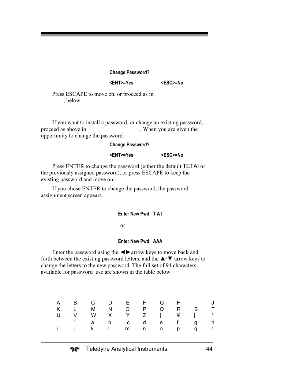 Teledyne 2120XL - Trace Nitrogen Analyzer User Manual | Page 56 / 85